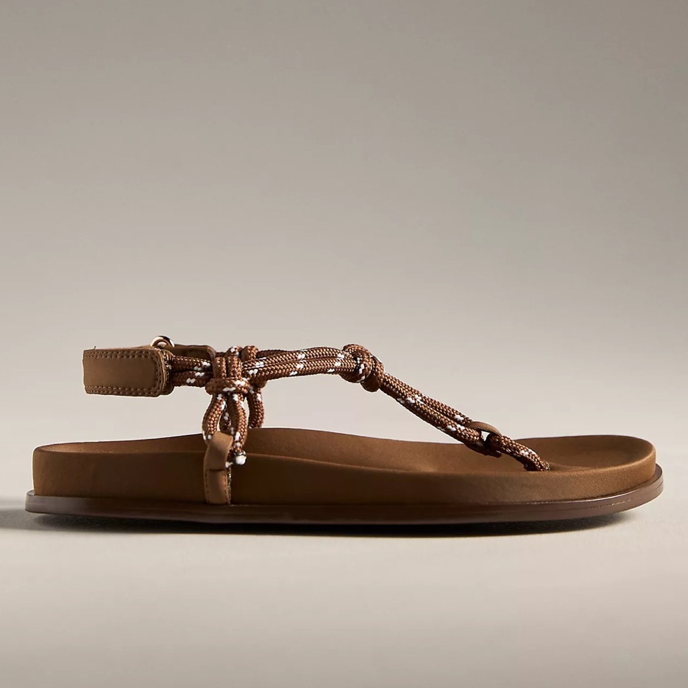 NEW Jeffrey Campbell All-Aboard Rope Sandals - Picture 2 of 4